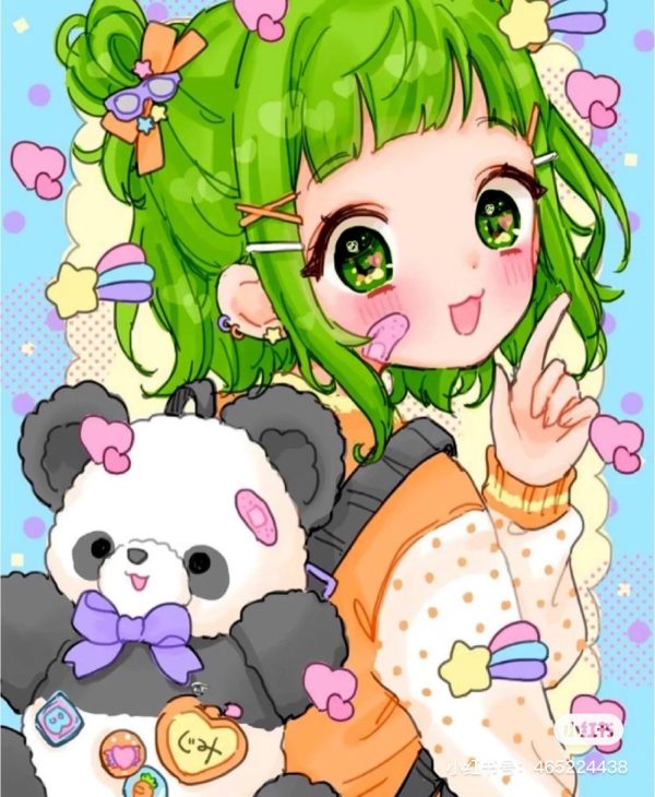 甜美女孩|画室里的森系时光