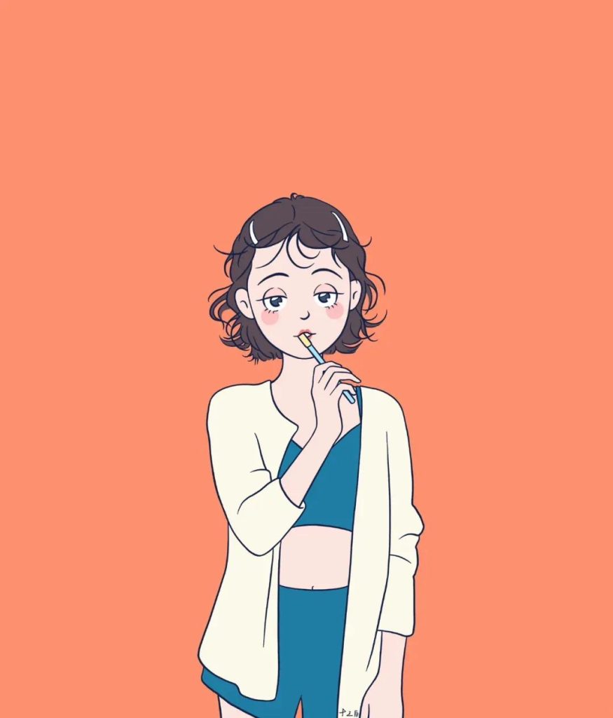 清新女孩｜条纹衫+阔腿裤搭拍立得日常