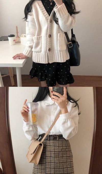 少女穿搭｜深秋气质初恋搭配